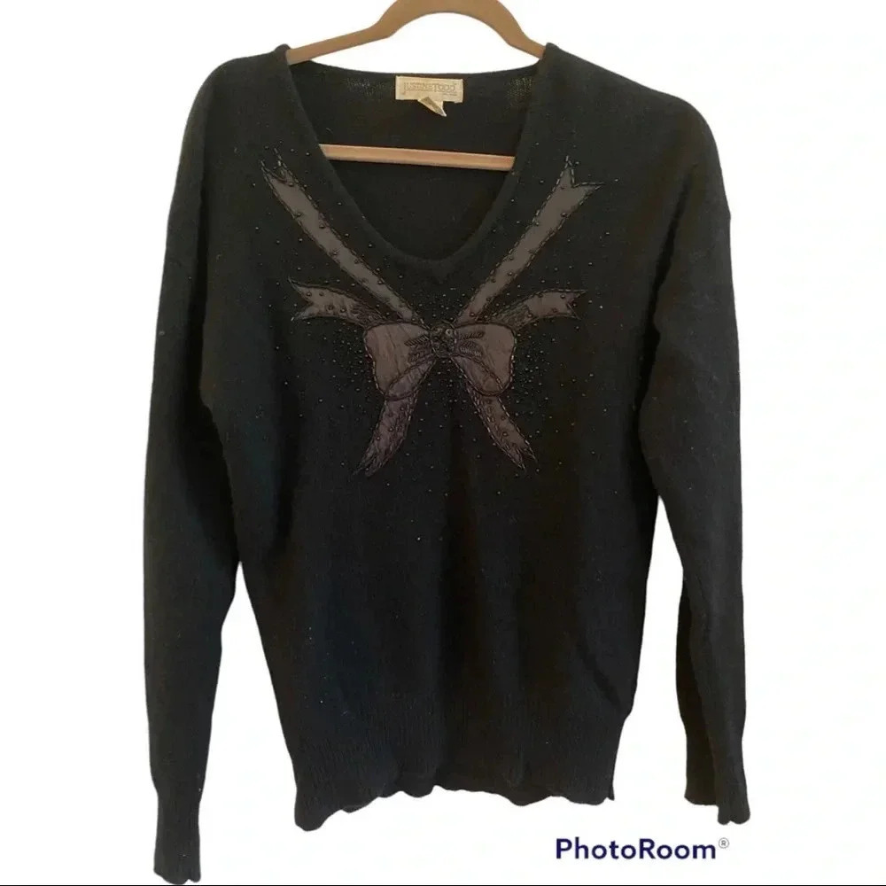 Justine Todd Vintage Wool Angora Sweater